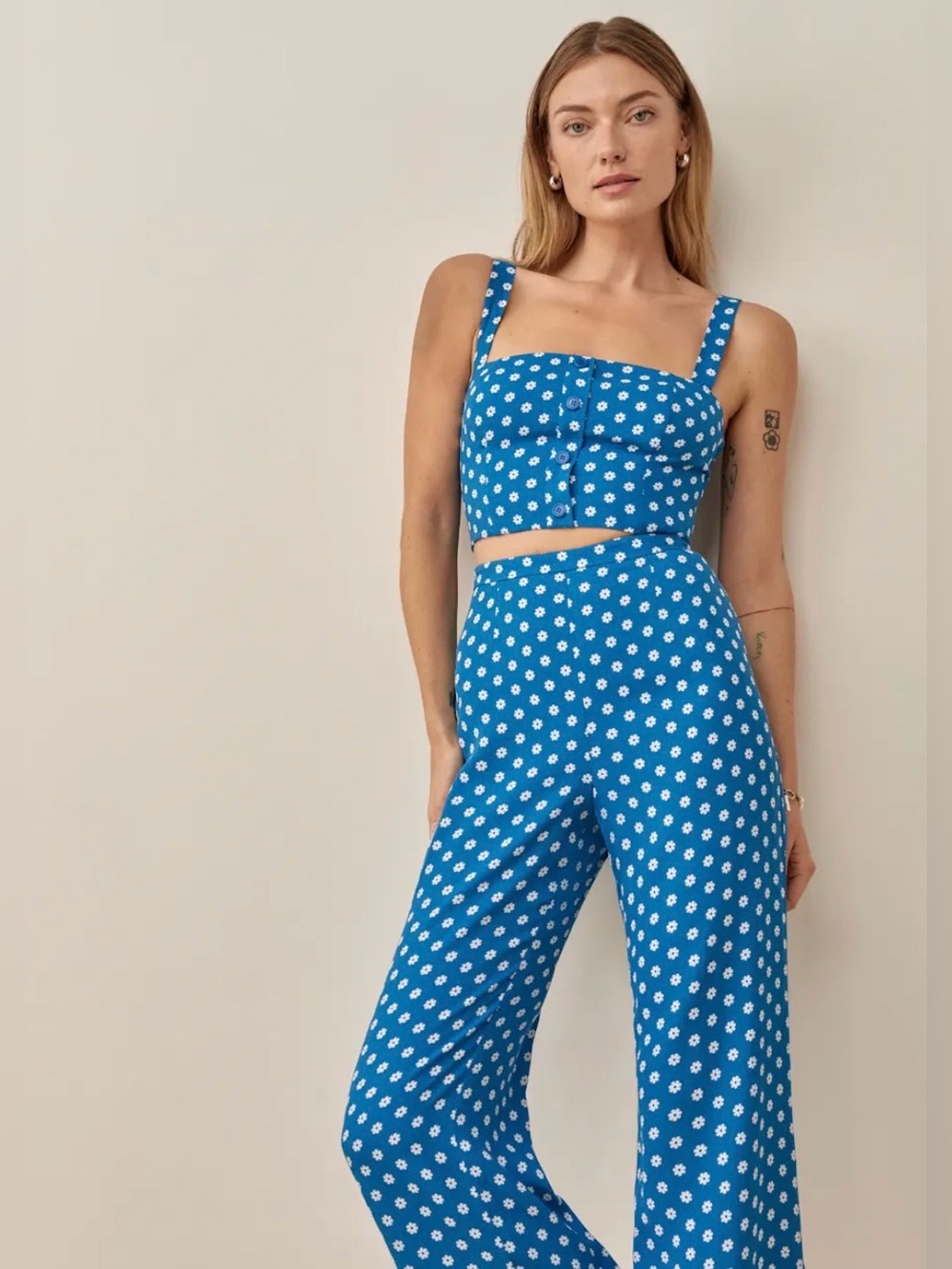 Reformation River Two Piece floral